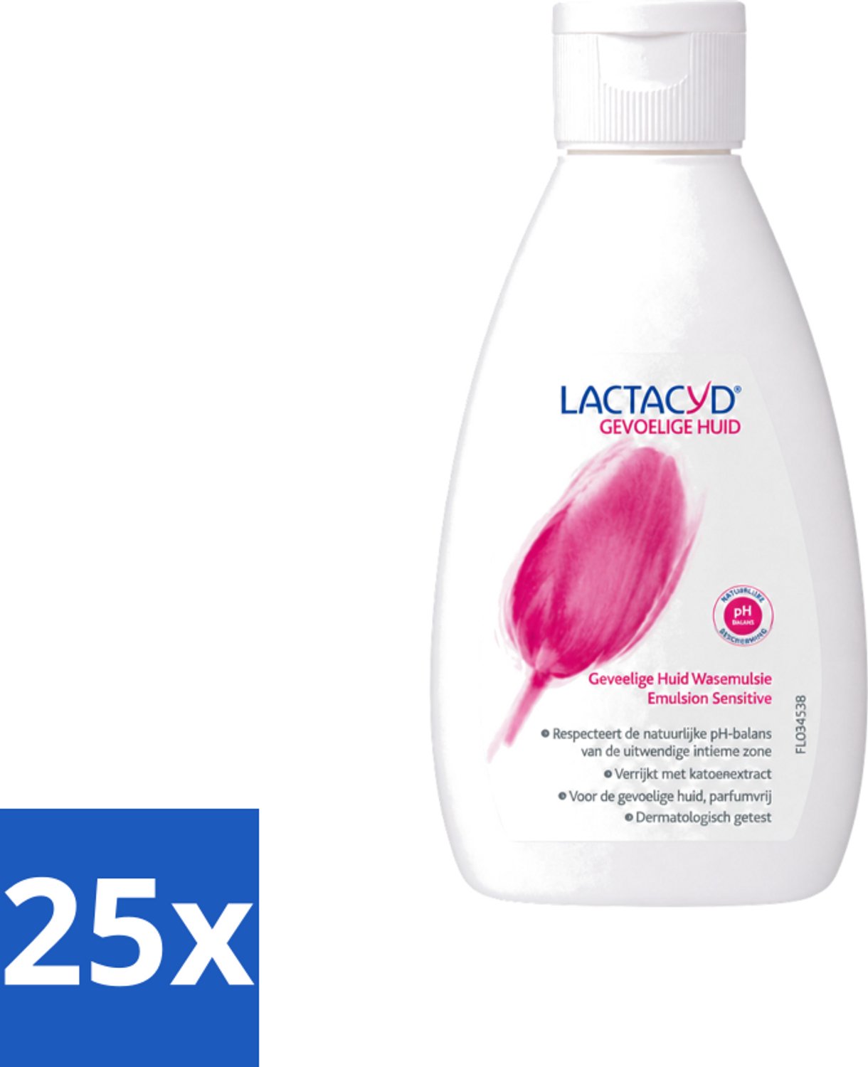 25 x Lactacyd – Sensitive – Extra Mild – 200 ml - Voordeelverpakking - 25 stuks