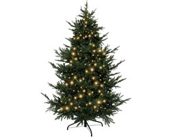 KJ Kunstkerstbomen - Kunstkerstboom Calgary met ledverlichting 240 cm