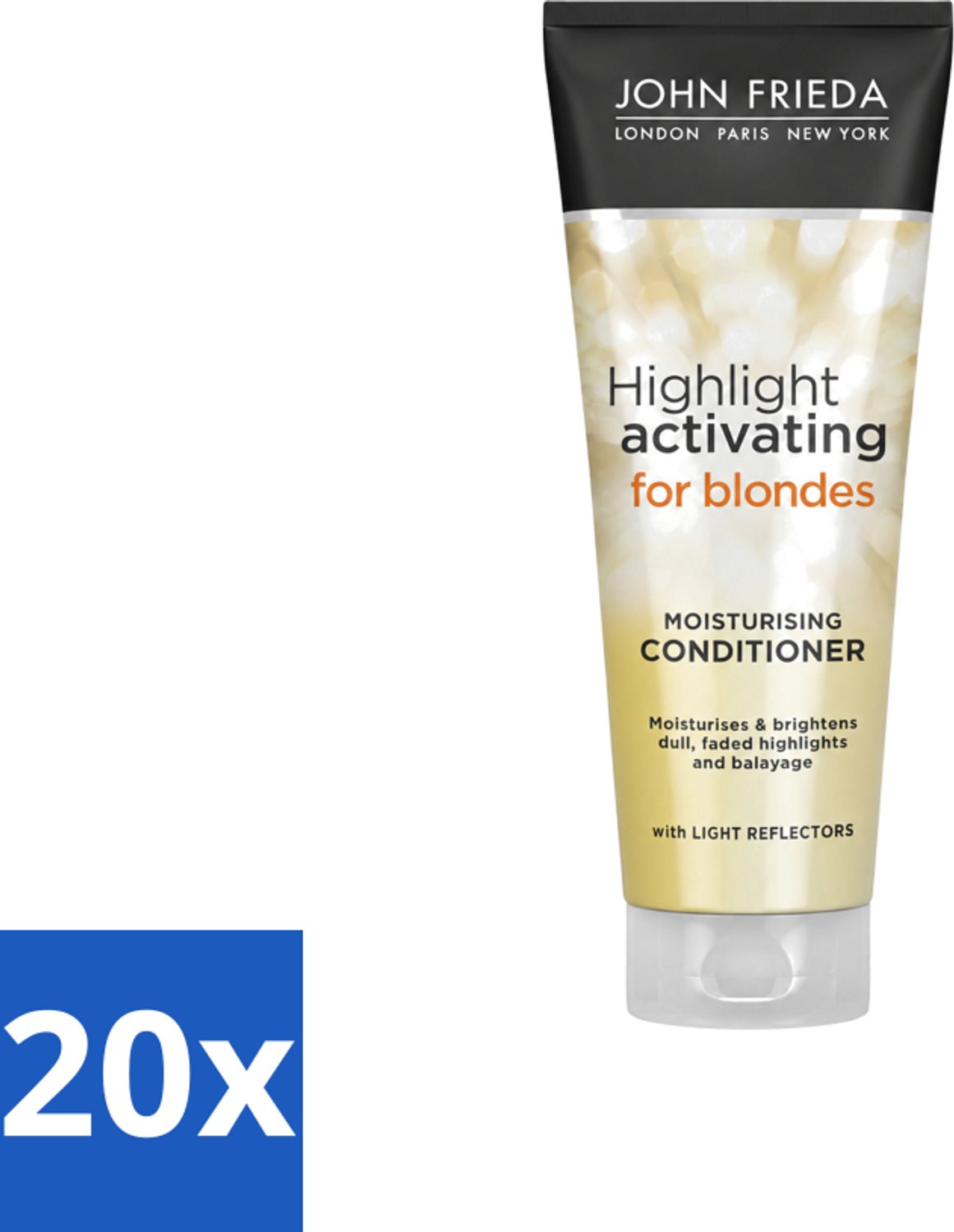 20 x John Frieda – Conditioner – Sheer Blonde – Verhelderend – 250 ml - Voordeelverpakking - 20 stuks