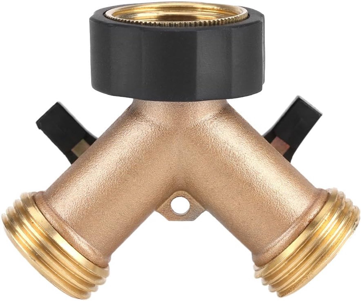 Slangkraanconnector splitter 3/4 - messing Y-vorm - 2-weg aansluiting - handig voor tuinirrigatie - Vemera