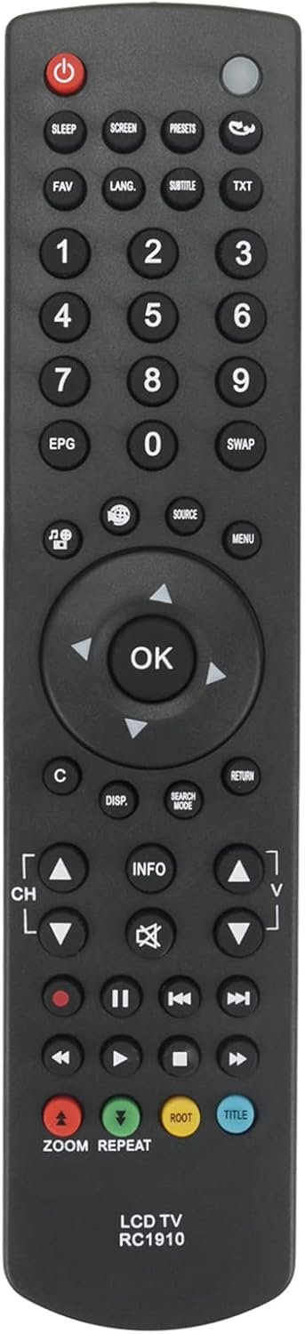 Afstandsbediening vervangend - geschikt voor Sharp LCD televisie - geen programmering nodig - m-winkel