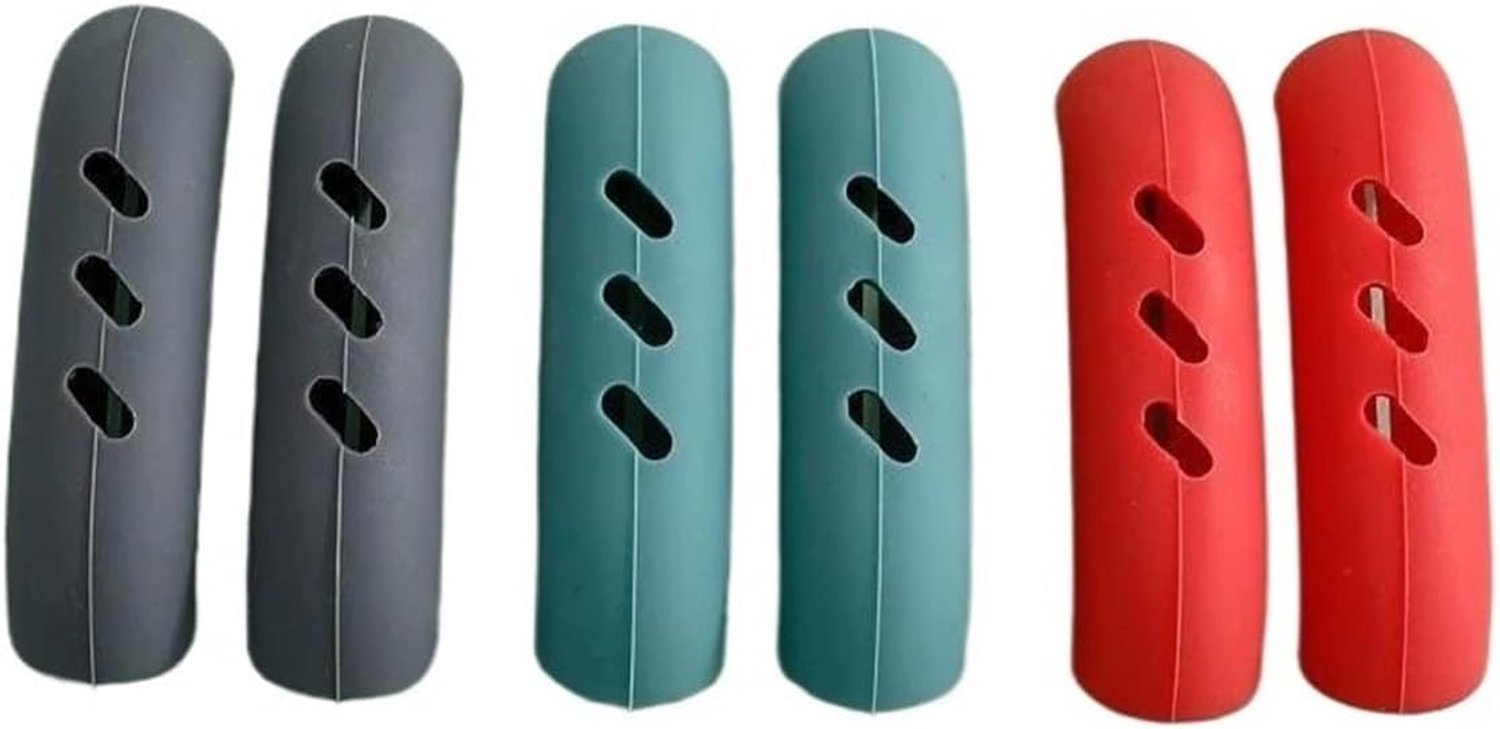 Siliconen handgreepbeschermer voor gietijzeren koekenpannen – hittebestendige, antislip greephoes