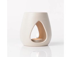 Geurbrander - Geurbrander Wax - Waxbrander - Nolée and Nulu - Oliebrander - Aroma Brander -Wit
