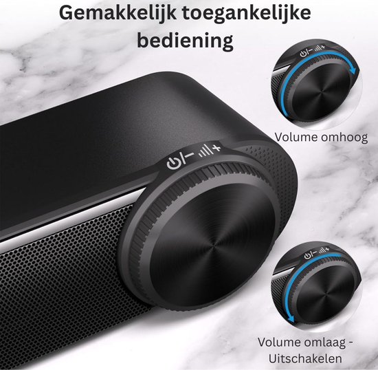 Soundbar PC - Speaker Computer - Plug & Play - ( Anount of W) - Zwart — afbeelding 3