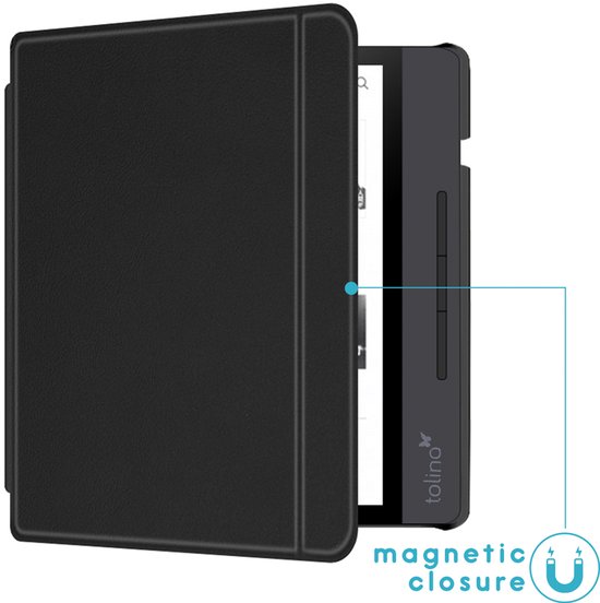 iMoshion Ereader Cover / Hoesje Geschikt voor Tolino Vision 5 - iMoshion Slim Hard Case Bookcase - Zwart van iMoshion — afbeelding 3