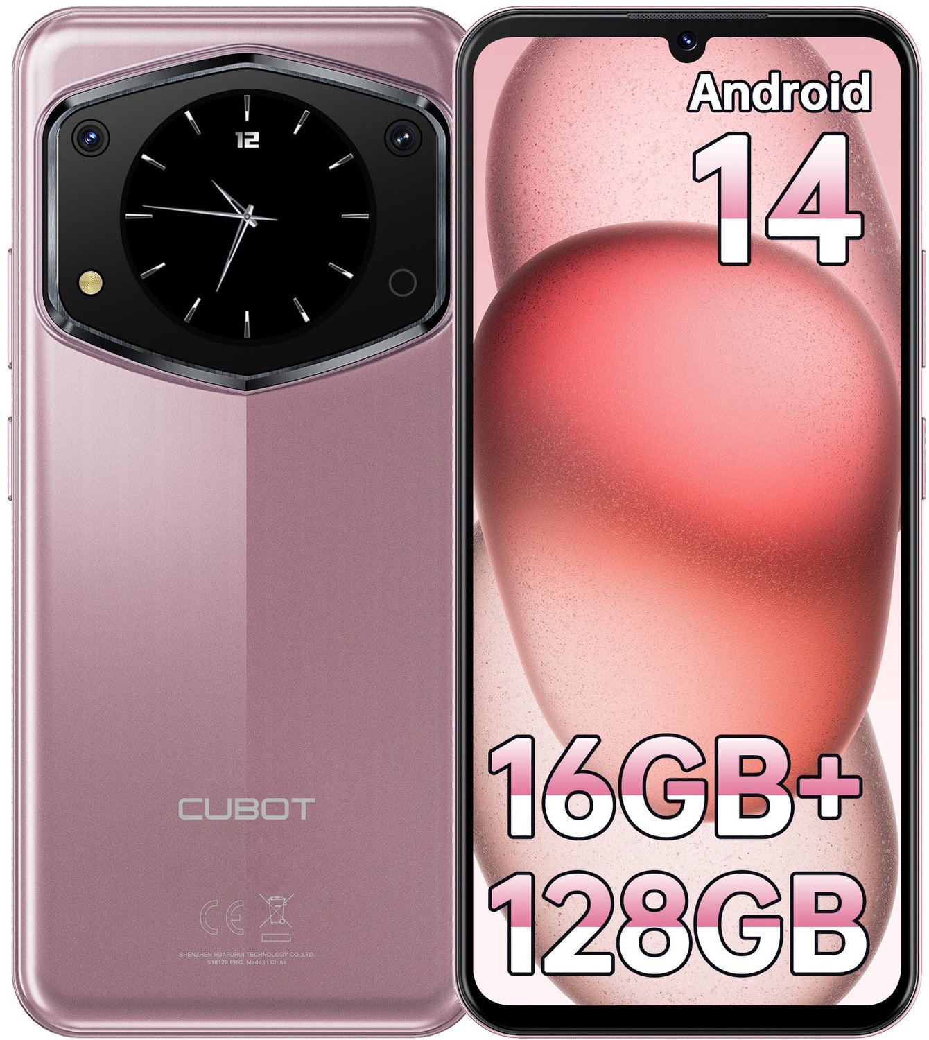 CUBOT A30 4G Smartphone-16GB RAM-128GB ROM-6,7" 90Hz HD-48MP Camera-5100mAh-Android14