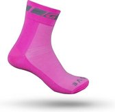 GripGrab GripGrab Hi-Vis Regular Cut Sokken - Roze Hi-vis - Unisex - Maat M