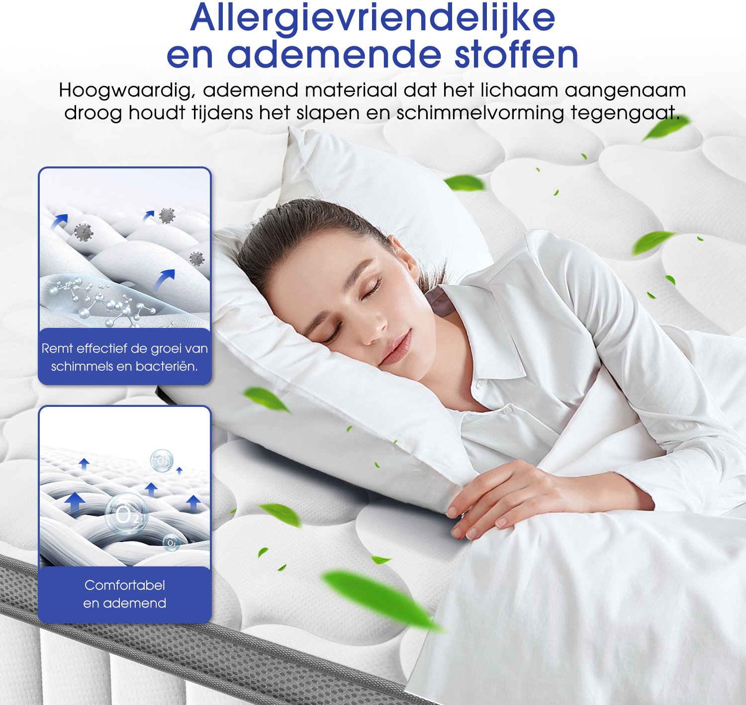 null Matras 90x200 Pocketveringmatras - afbeelding 5