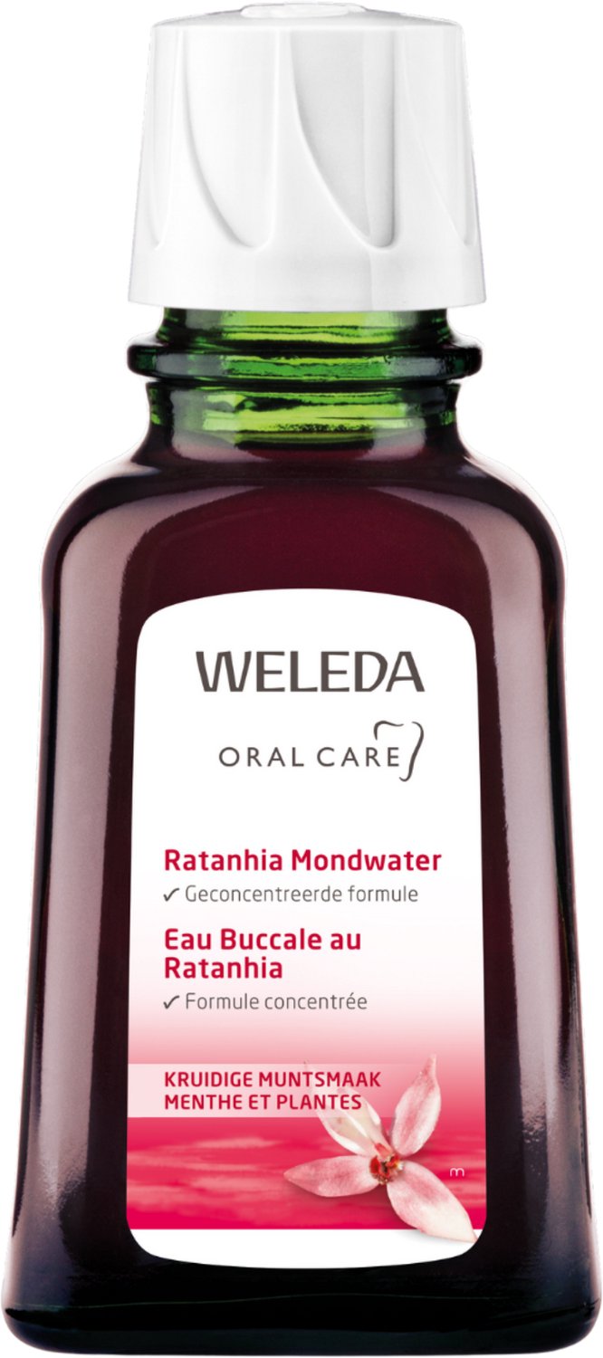 Bol.com WELEDA Ratanhia Mondwater Geconcentreerd - Natuurlijke Mondverzorging, Reinigt Fris En Verfrist - Beschermt Tegen Schade... aanbieding
