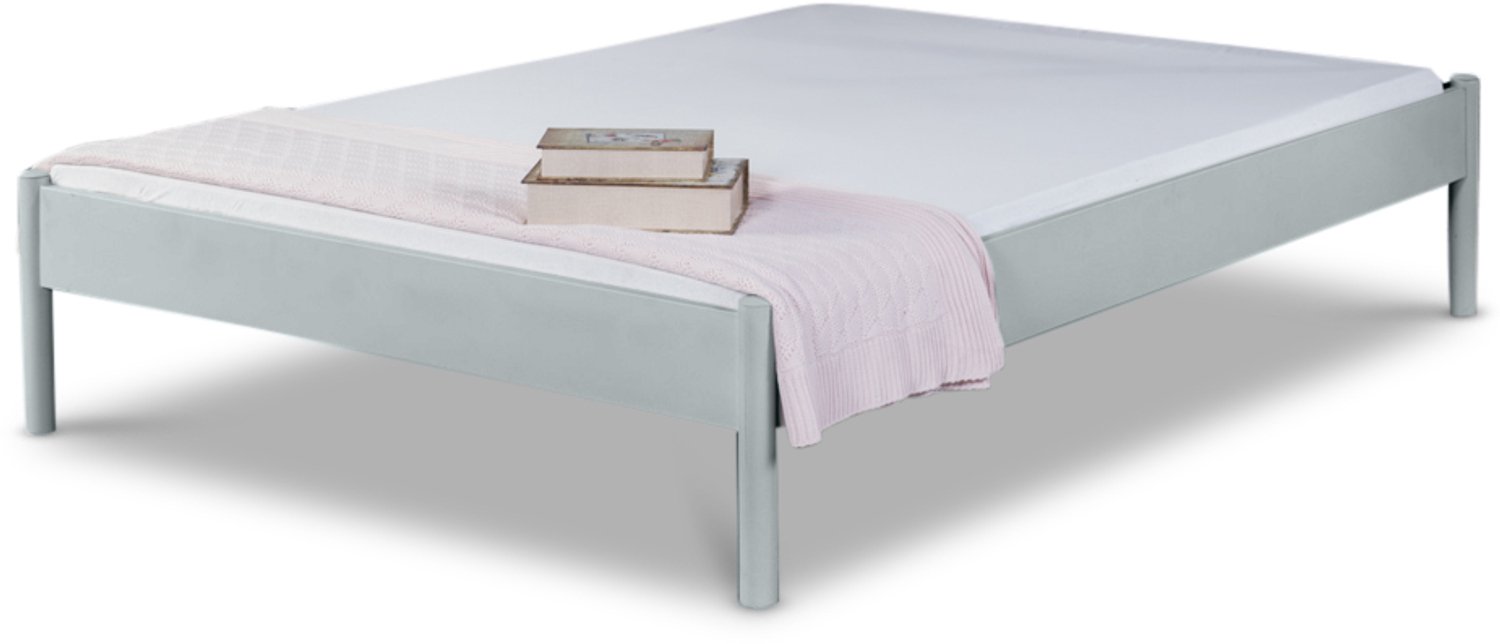 Bed Box Wonen Alice metalen bed Zilver 90x220cm