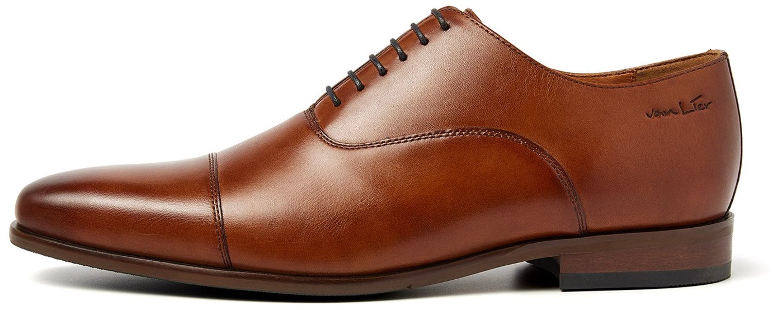 VANLIER - Heren Schoenen - Bruin - Maat 43
