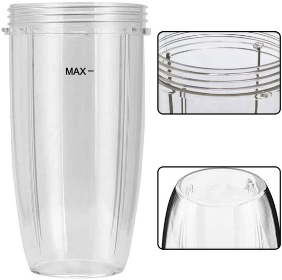 Sapcentrifuge Vervangende Juicer Cups - 32 Oz Inhoud - Transparant Kunststof - Voor Sapcentrifuge Accessoire — afbeelding 5