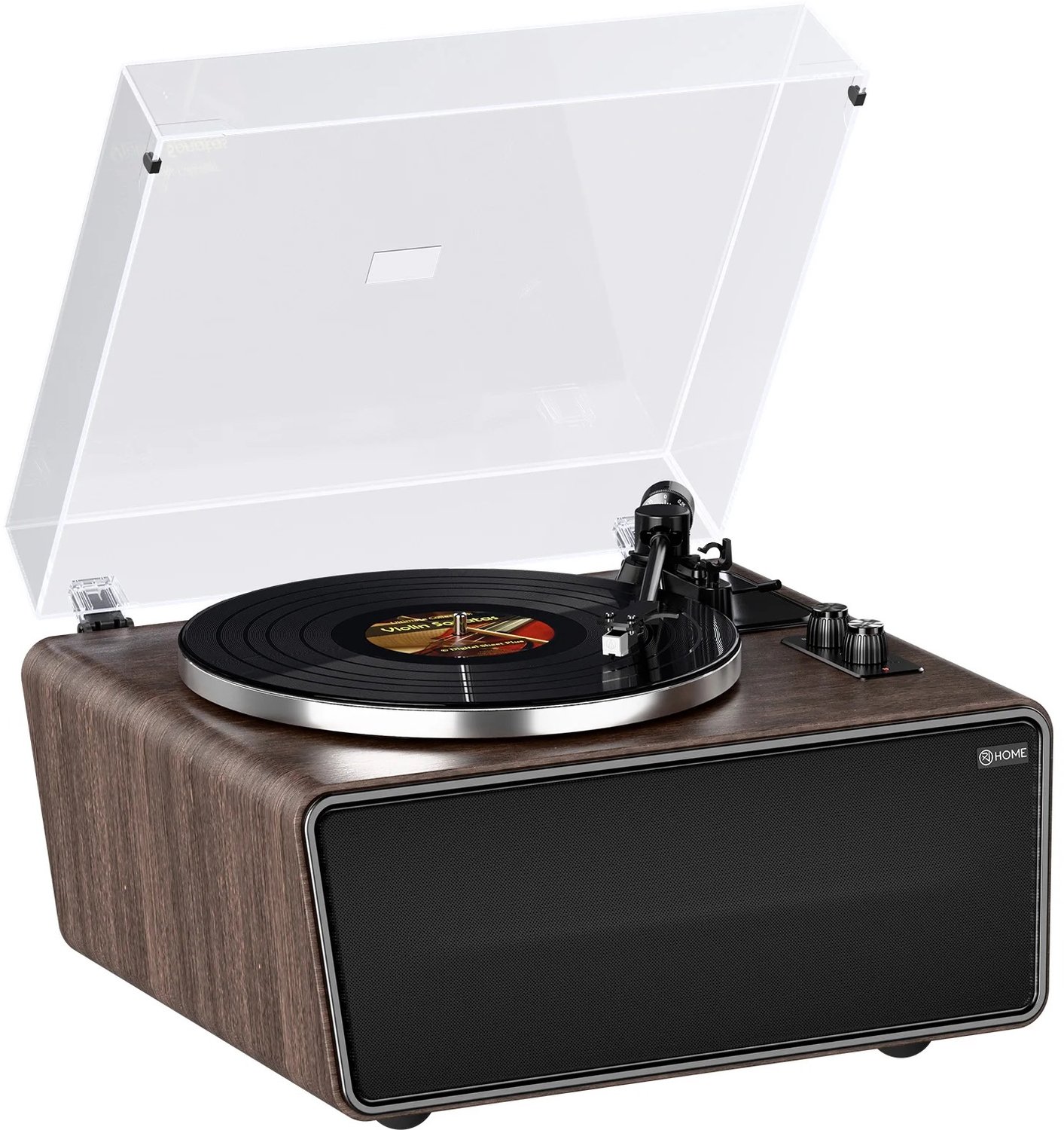 Jolien Platenspeler - Platenspelers - platenspeler bluetooth 5.0 speel draadloos - Vier stereoluidsprekers - 33, 45 en 78 toeren