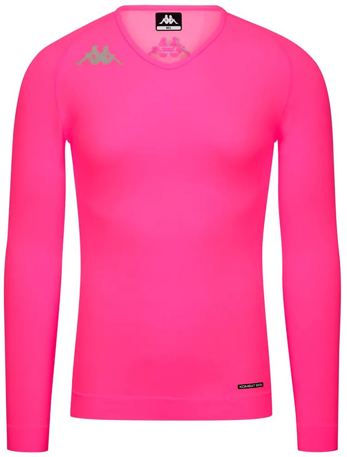 Kappa Kombat Skin Bongv 9 Lange Mouwen Basislaag M-L Neon Fuchsia