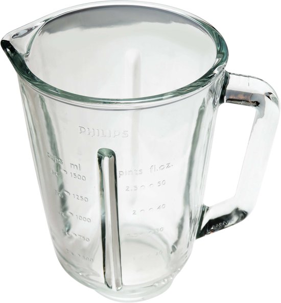 Philips glazen blenderkan voor Avance Collection - 1500ml blender cup glas - nr. CP9545/01 - 996510074862 - 996510060779 — afbeelding 2