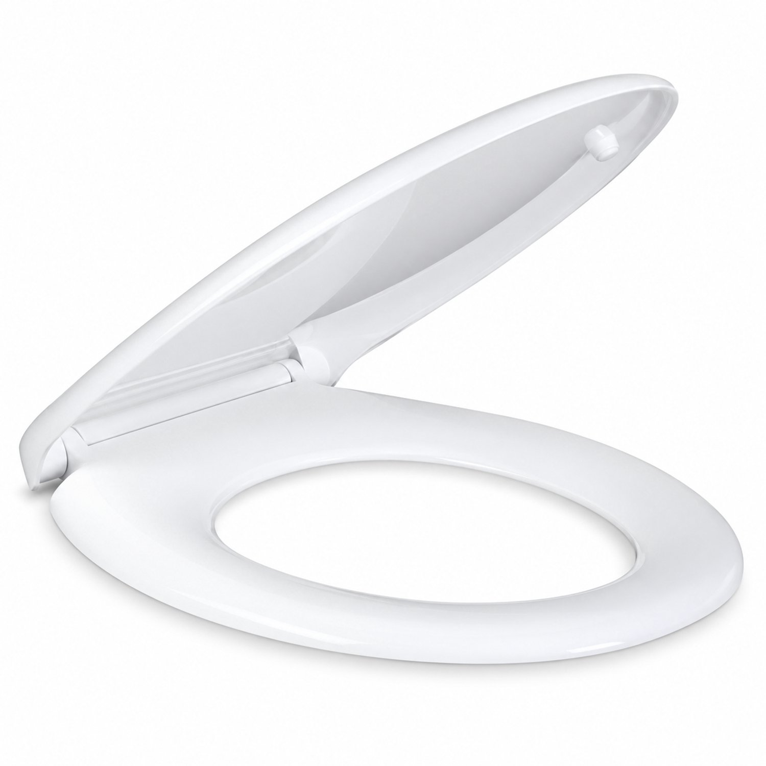 WC-Bril met Soft-Close - Toiletbril Universeel - Duroplast - Afklikbaar - RVS-Scharnieren - Wit