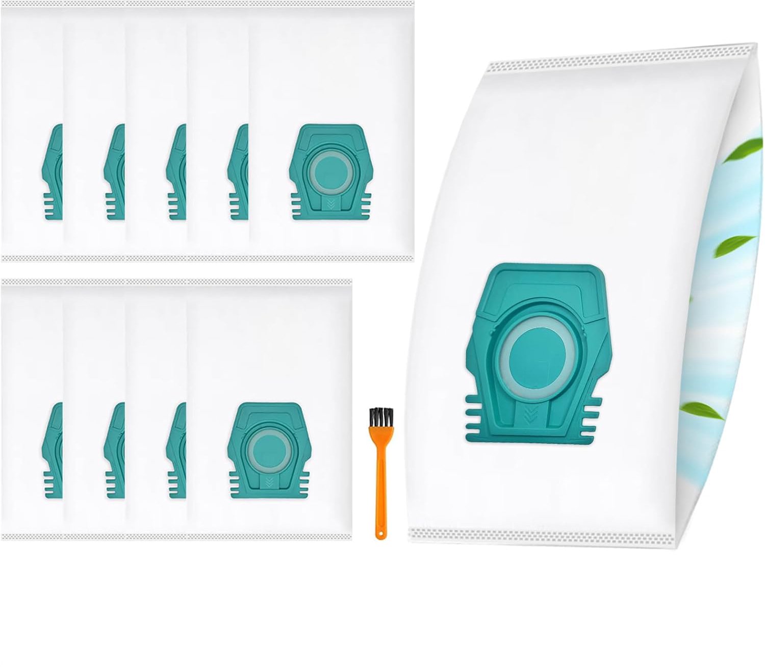 10 stofzuigerzakken geschikt voor Miele Pure TU S1 L1 stofzakken - stofzuigerzakken - met Borstel voor het reinigen