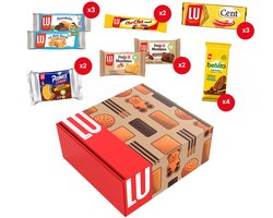 LU Festival Koekjesdoos 746g - 21 individueel verpakte koekjes - Mix van BelVita, Cent Wafers, Petit LU, Mini Roulé, Cha-Cha Maxx & Prince Pocket - koekjescadeau