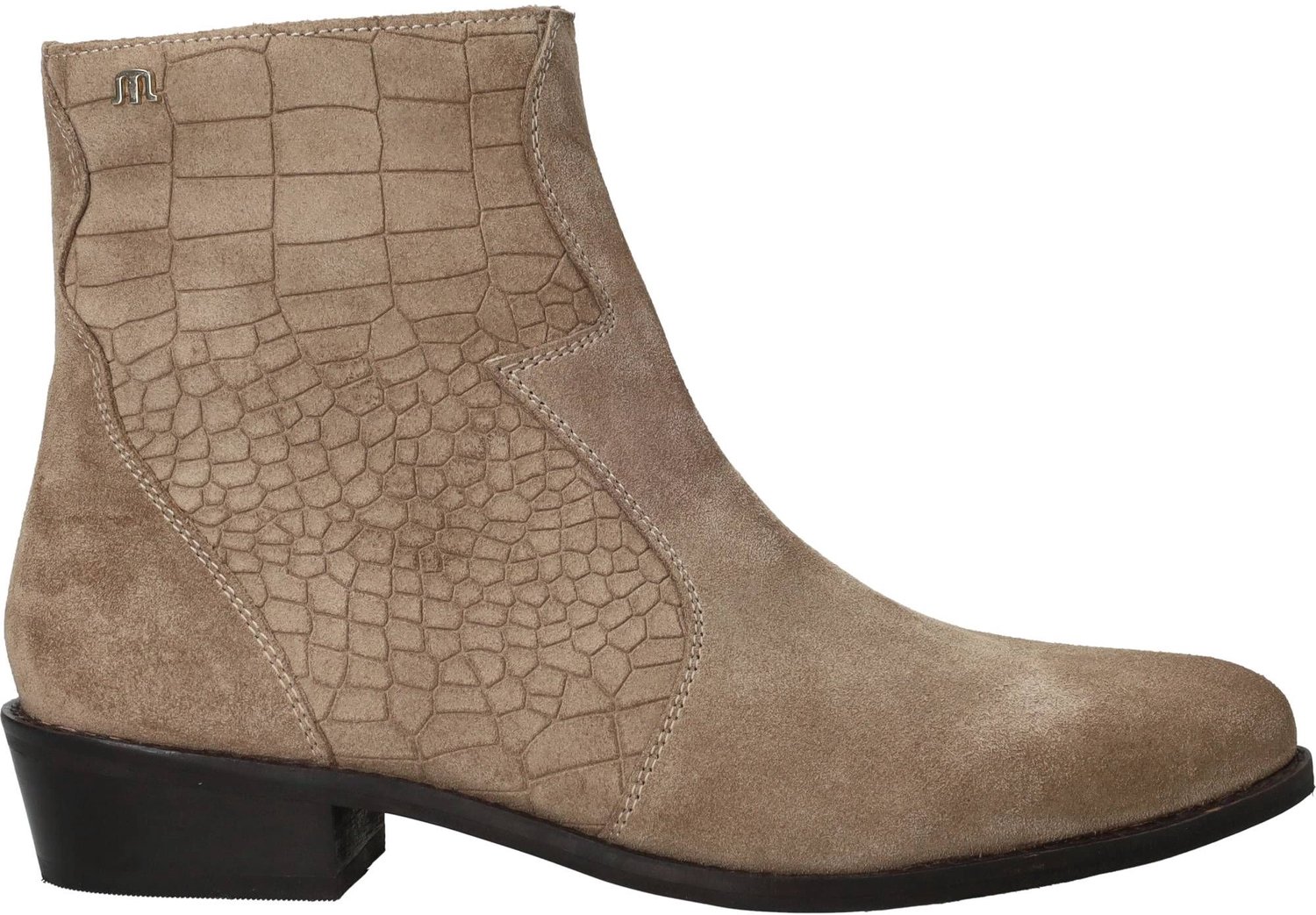 Maruti Gavi Enkellaarsjes - Dames - Taupe - Maat:41