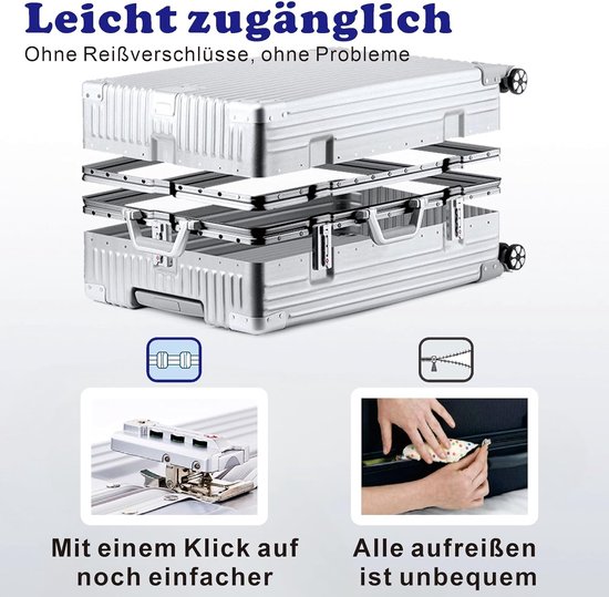 Koffer L (69 cm) - Robuste trolley, 60 liter, voor inchecken — afbeelding 2