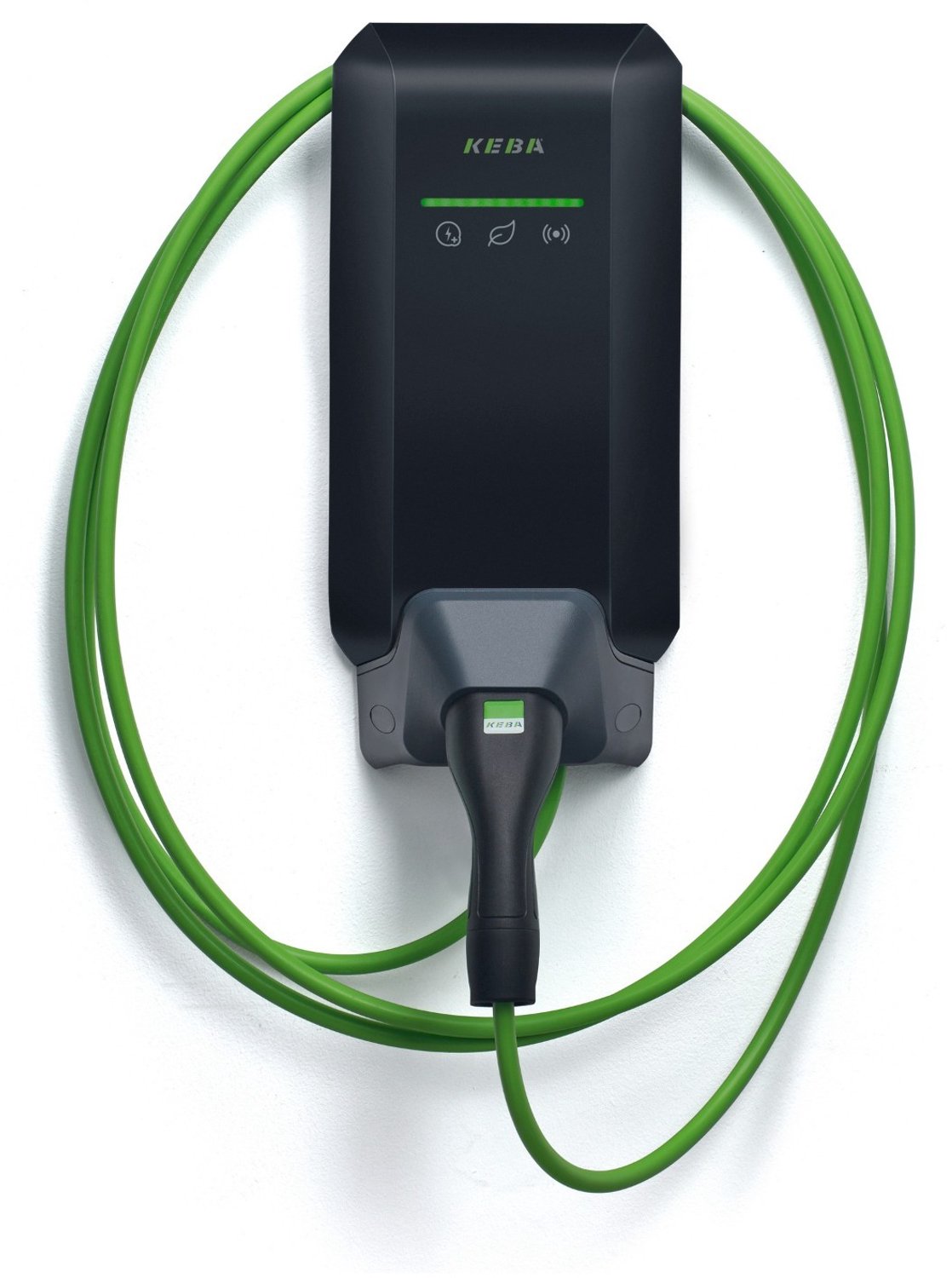 KEBA KeContact P40 Laadpaal 11 kW - Type 2 kabel 6 m - MID-meter - RFID, WiFi & Bluetooth - Zwart