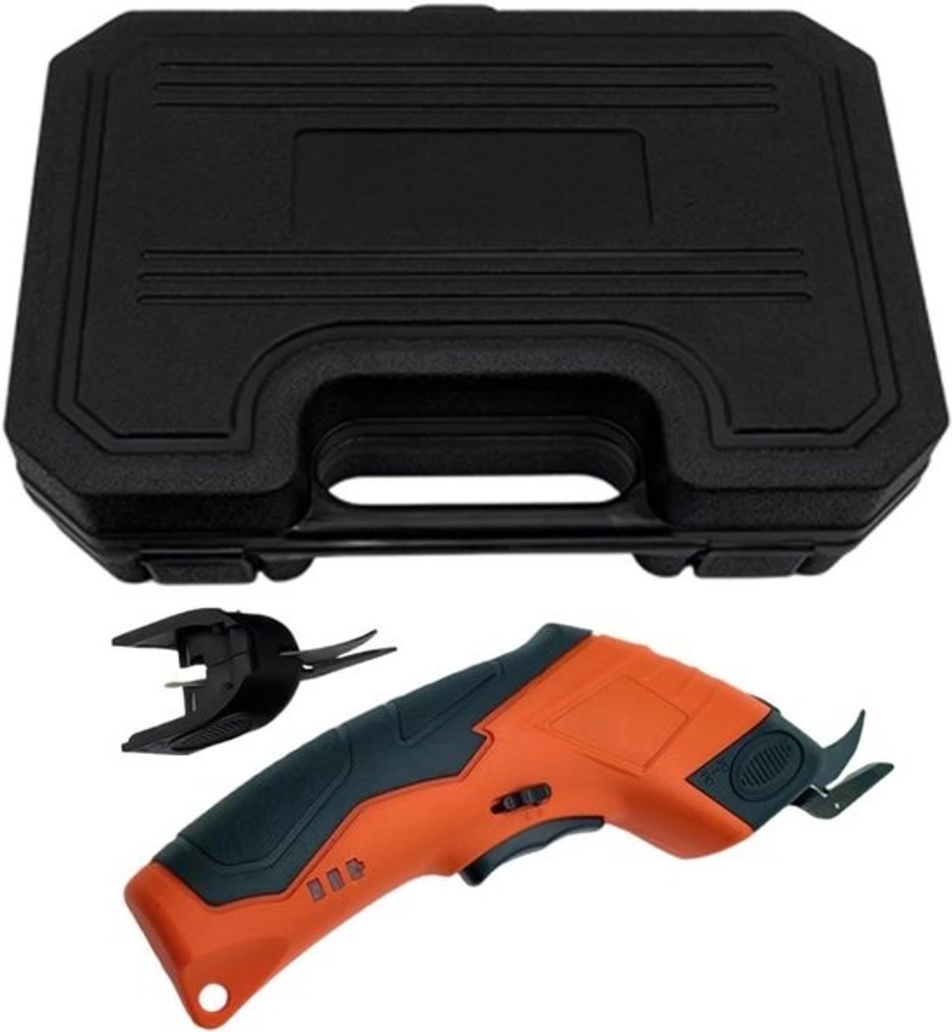 Elektrische Schaar - Draadloze Cutter - Materiaal Snijden - Draaibaar Ontwerp - 1.55 Pond - Oranje