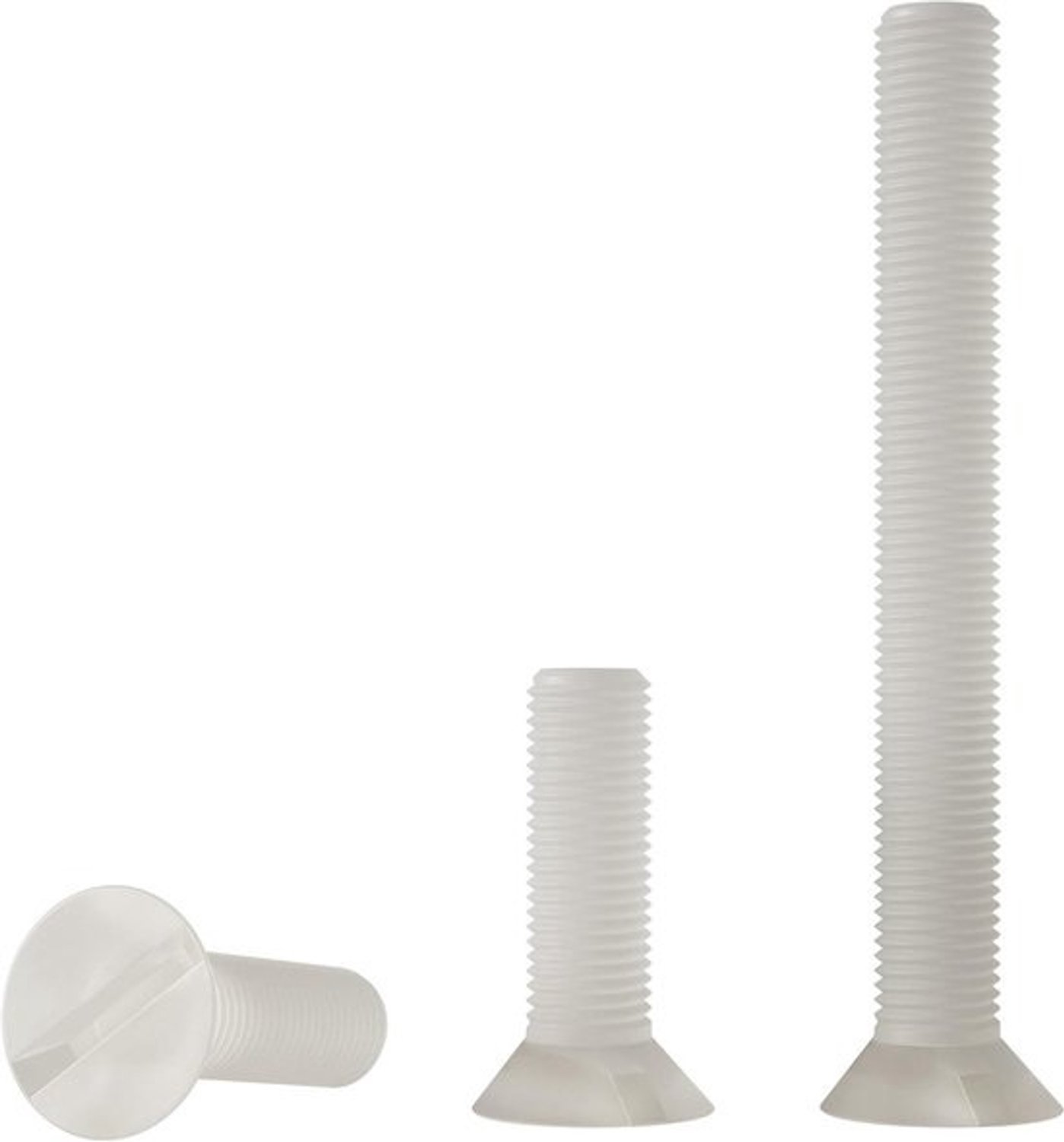 Plastic Schroeven Set - Nylon Bevestigers - Modelbouw Toepassingen - Corrosiebestendig Lichtgewicht - M6 40mm - Wit