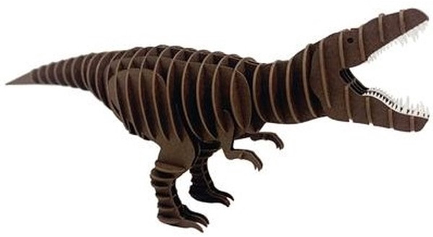 Fridolin 3D papermodel dinosaurus T-Rex knutselset papier.