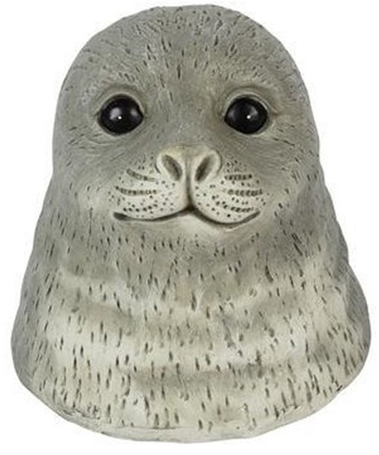 Countryfield knuffel zeehond pluche grijs 14,5x13,5cm speelgoed.