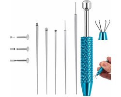 6-delige Piercing Tang Set met Ballenopener en Verwisselgereedschap voor Oor en Neus_OPERATION zoekwoord_OPERATING zoekwoord_ACCESSOIREN.
