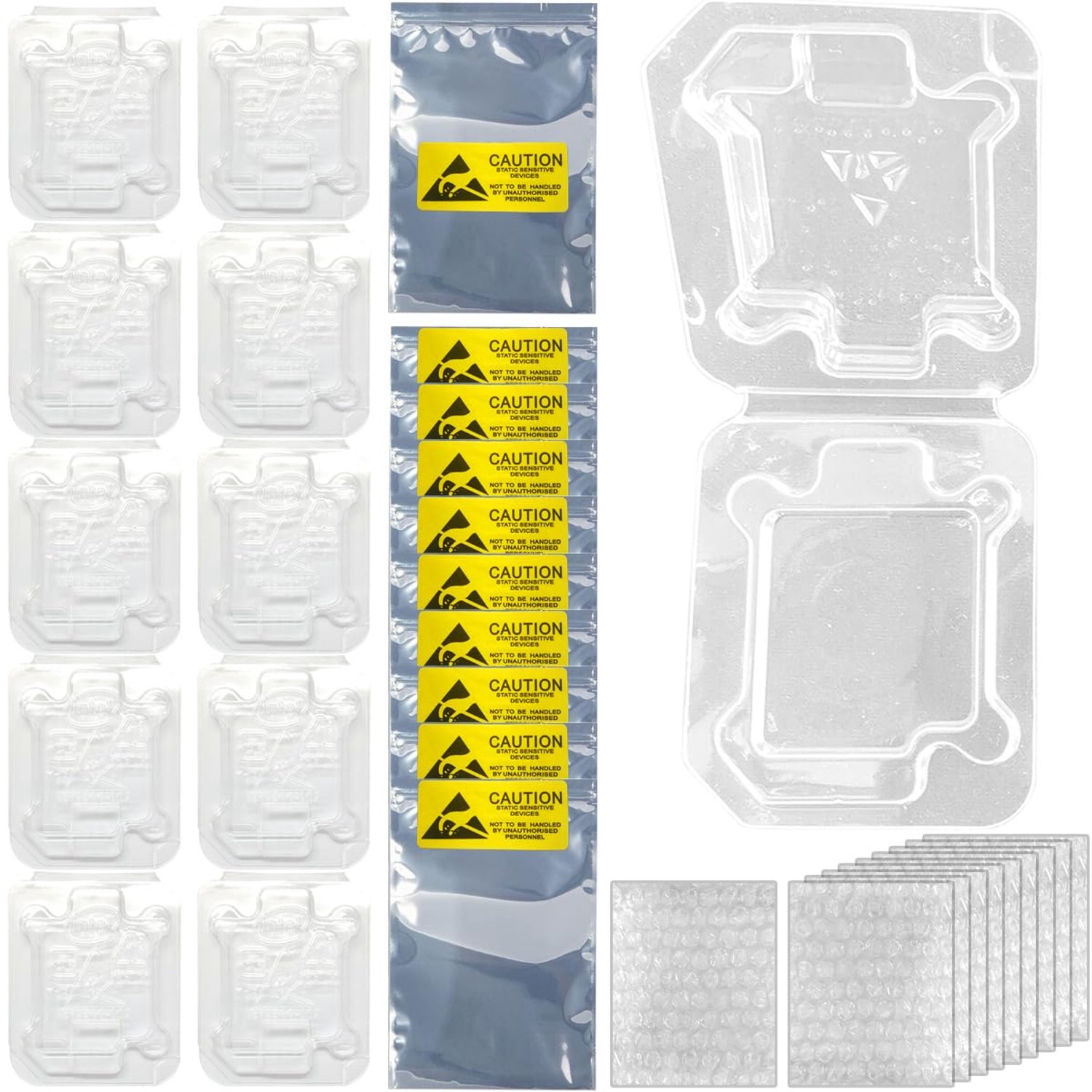 HAAMNING7 CPU Case Tray voor Intel, Clamshell Plastic Protective Box Holder voor Intel 775/1155/1151/1150/1156 - ShopVlot