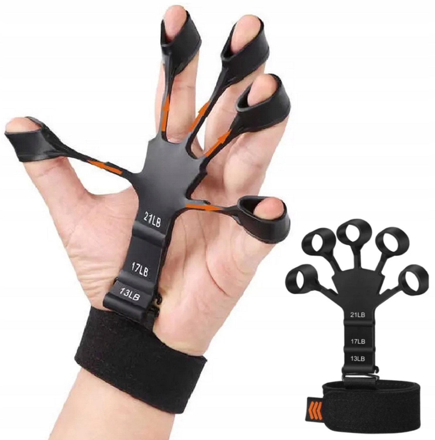 Merkloos Vinger- en Handtrainer voor Kracht en Flexibiliteit