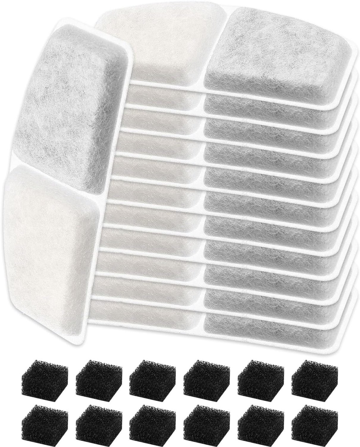 Katfonteinfilters 24 stuks - vervangfilters voor Toplee - hoogwaardige filtratie - voor schoon drinkwater - ShopVlot