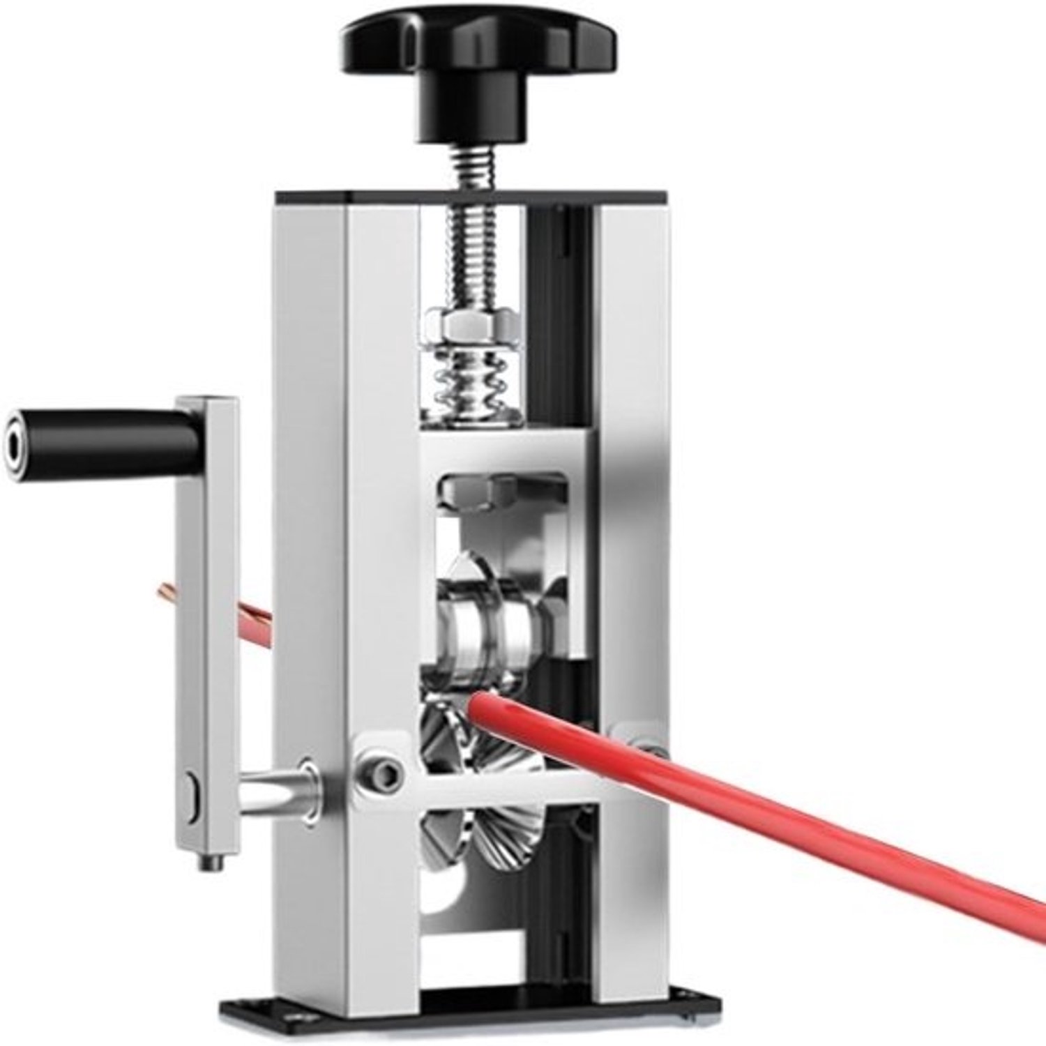 Kabelstripmachine - Draadstripper - Koper Recycling - Instelbaar Draadgereedschap - 01-25 cm - Zilver