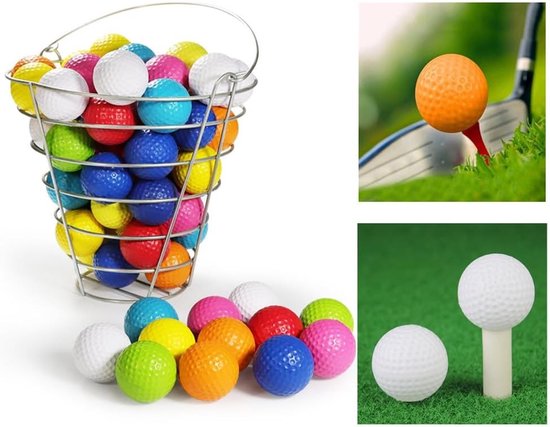 Golfballenset - Multikleur - 41 mm - Schuimrubberen Oefenballen voor Binnen en Buiten - Voor Beginners en Gevorderden — afbeelding 5