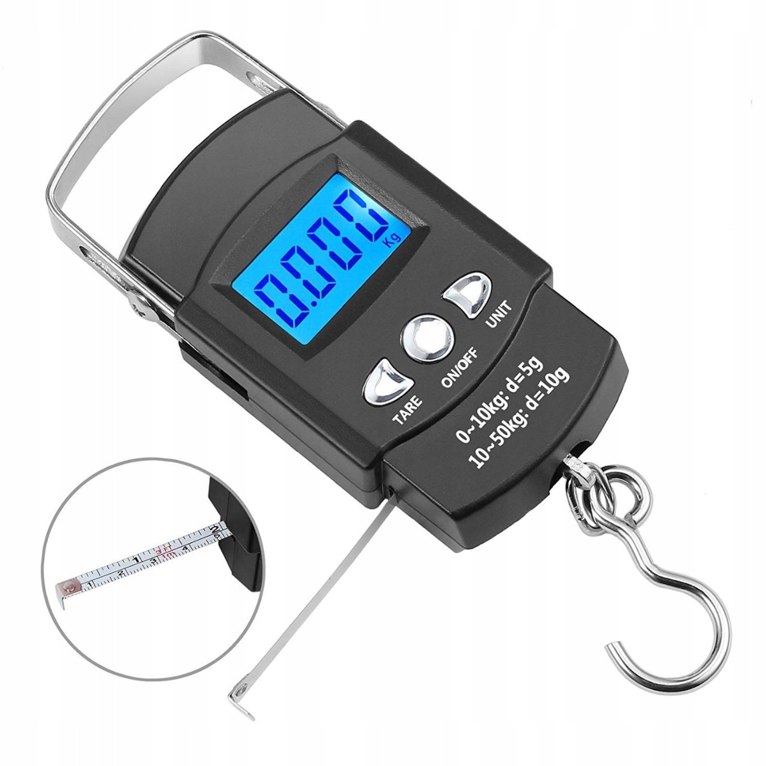 York Digitale Weegschaal Easy tot 50 kg met Meetlint