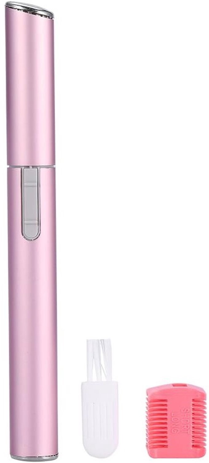 Draagbaar Elektrisch Scheerapparaat - Roze - 13 cm - Voor Wenkbrauwen en Lichaamshaar - Voor Dames