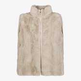 TwoDay gilet van imitatiebont beige - Maat S