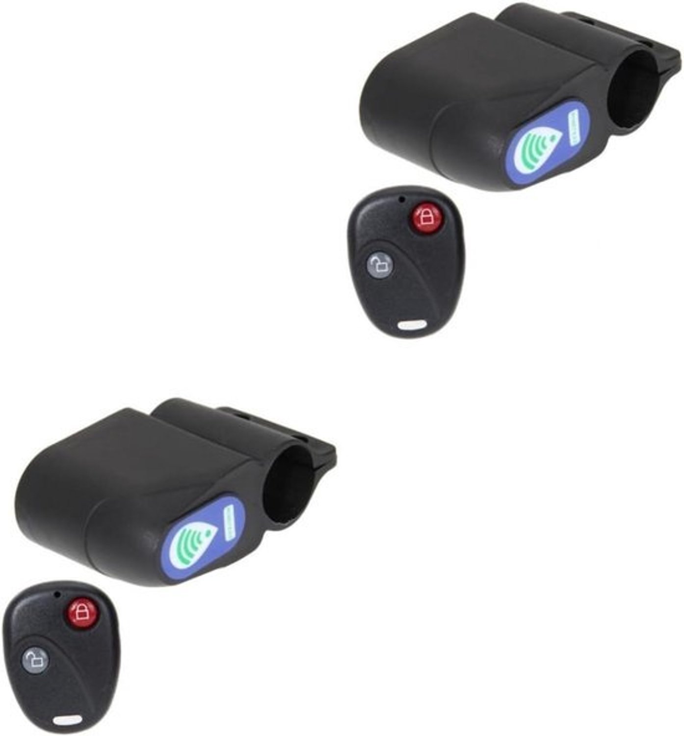 Fiets Alarm - Scooter Beveiliging - Diefstal Voorkomen - Waterdicht Ontwerp - 110dB Geluid - Zwart