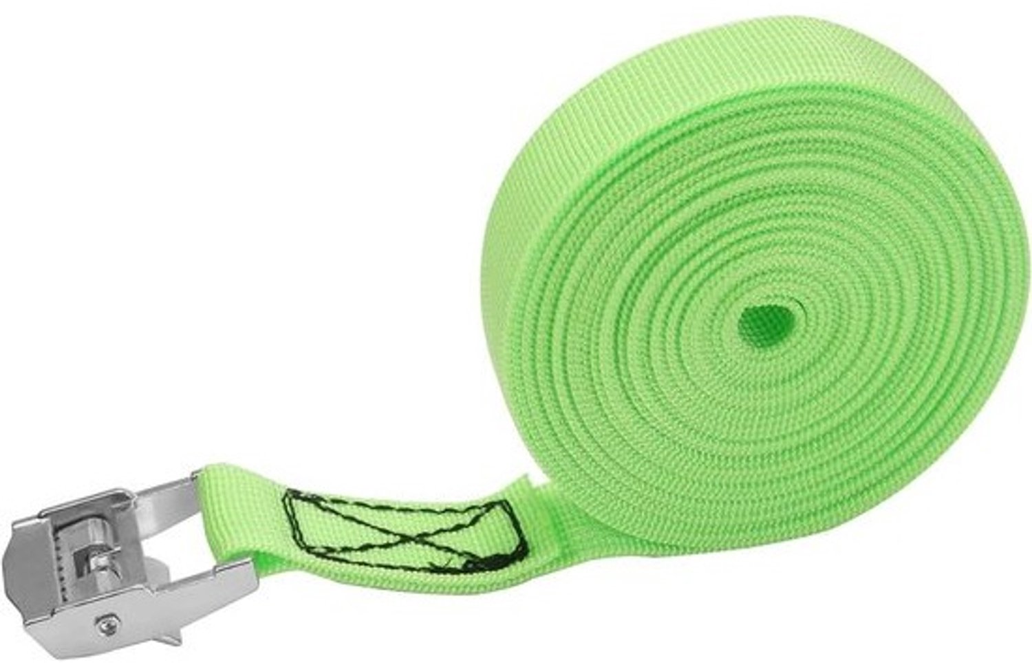 Spanband met Gesp - Lading Zekeren - Bagage Vervoer - Hoge Sterkte 200kg - 5 Meter x 25mm - Groen