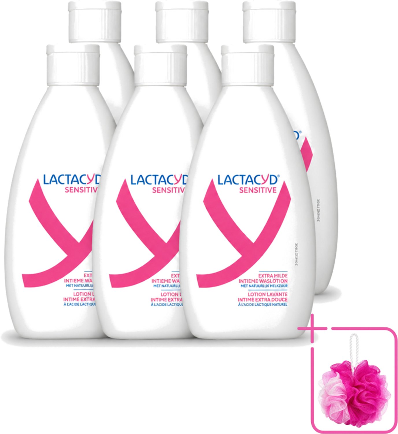 6 x Lactacyd Sensitive - Intieme Waslotion - Extra Gevoelig - Met Natuurlijk Melkzuur - 300 ml - Bulkverpakking - Intieme waslotion - Gevoelige huid