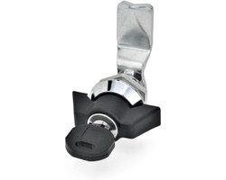 Ganter Normelemente GN 115-SCK-20 115-SCK-20-vergrendeling met cilindersleutel, bediening met knevel, grendelafstand A: 20 mm