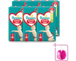 6 x Pampers – Luierbroekjes – Pants Maat 3 – 56 Luiers - Bulkverpakking - Luiers voor baby - Douchemop - Luierbroekjes