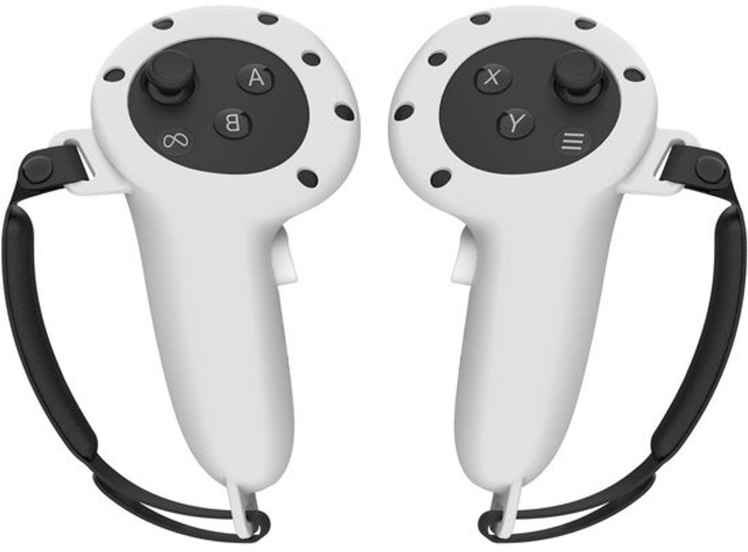 Controller Grip Hoes - VR Handvat Beschermer - Bescherming Tijdens Spelen - Anti-Val Ontwerp - 2 stuks - Wit