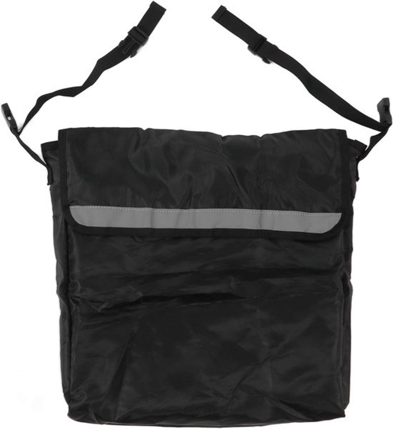 Rolstoelaccessoires, ca. 200 G / 7,1 Oz Rolstoeltas Walker-tas met Extra Veiligheidsreflecterende Strip voor de Achterkant van de Stoel Zwart