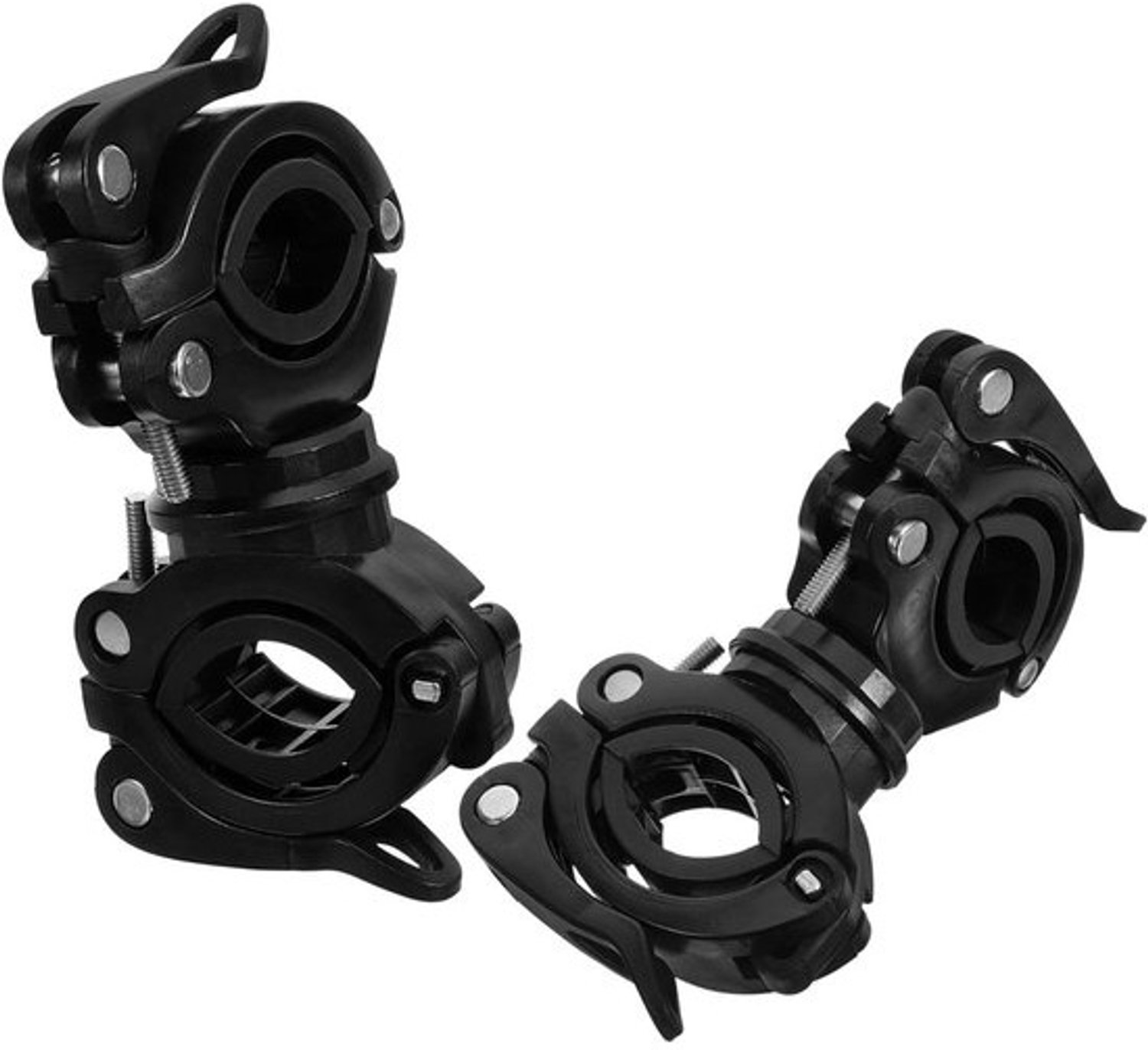 Rolstoel Stokhouder - Scootmobiel Accessoire - Wandelstok Meenemen - Universele Pasvorm - 3 x 5.5 x 3 cm - Zwart