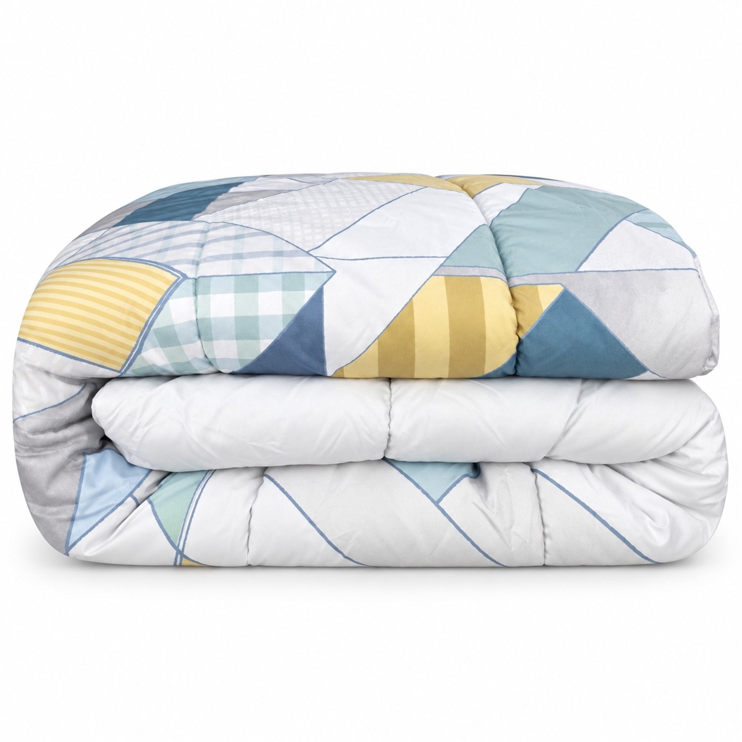 Premium Dekbed bedrukt - Zonder hoes ( 2 in 1 ) - Tweezijdig - 240 x 220 cm - Patchwork