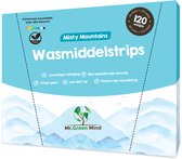 Mr. Green Mind Wasstrips 120 Wasbeurten fris Misty Mountains Wasmiddel Wasstrips Wasmiddeldoekjes incl. wasverzachter