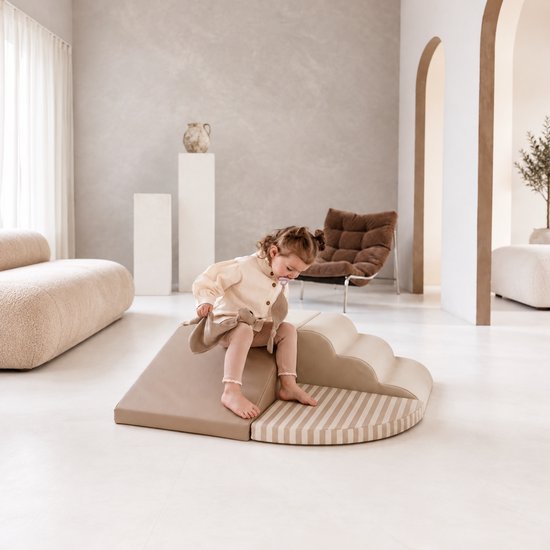 HENVAE® - Baby speelset - Softplay - foam speelset - Foam blokken set met glijdbaan - Zachte blokken met glijbaan - Open ended speelgoed - Speelgoed baby - Bouw blokken - Motoriek - Kinderopvang - Baby musthave - Verjaardagscadeau - Foam blokken van HENVAE® — afbeelding 3
