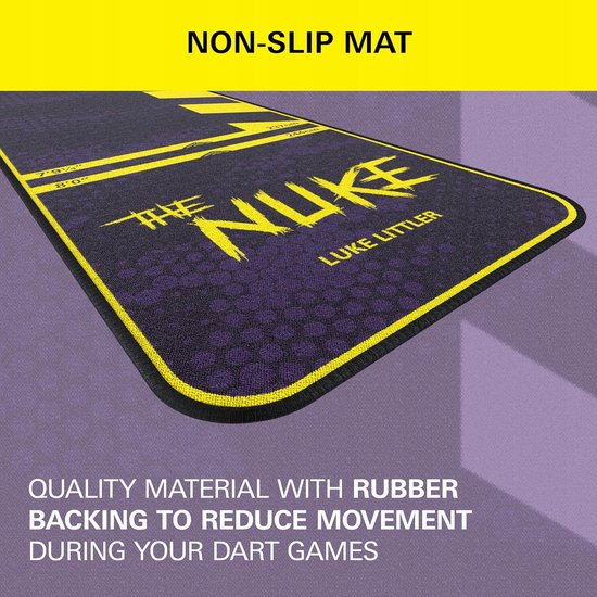 Luke Littler Dartmat - Officiële Antislip Oche Mat van Luke — afbeelding 5